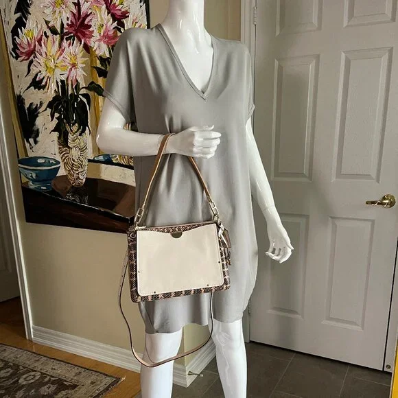 Coach RARE Snake Pattern With BRASS Hardware - Picture 11 of 16